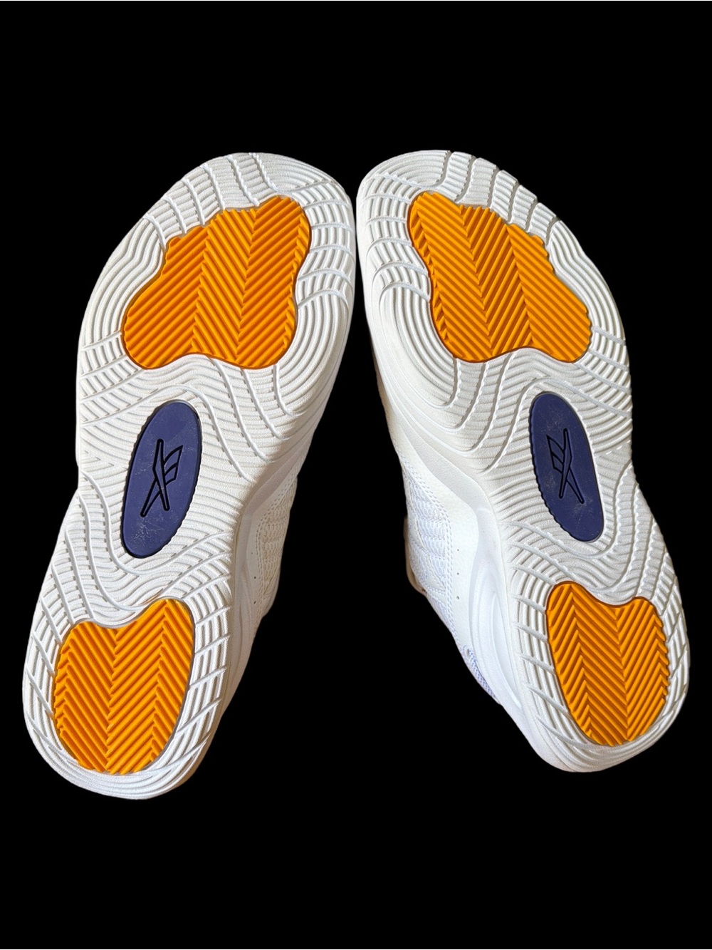 Reebok A.I. SOLUTION Mid White & Yellow Athletic Sneakers *NEW* men’s size 11 🦅 - Picture 8 of 15